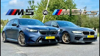 BMW M5 // G90 NEW vs OLD F90 // 300KMH REVIEW on AUTOBAHN