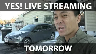 VW e-Golf 1000 km challenge live stream tomorrow