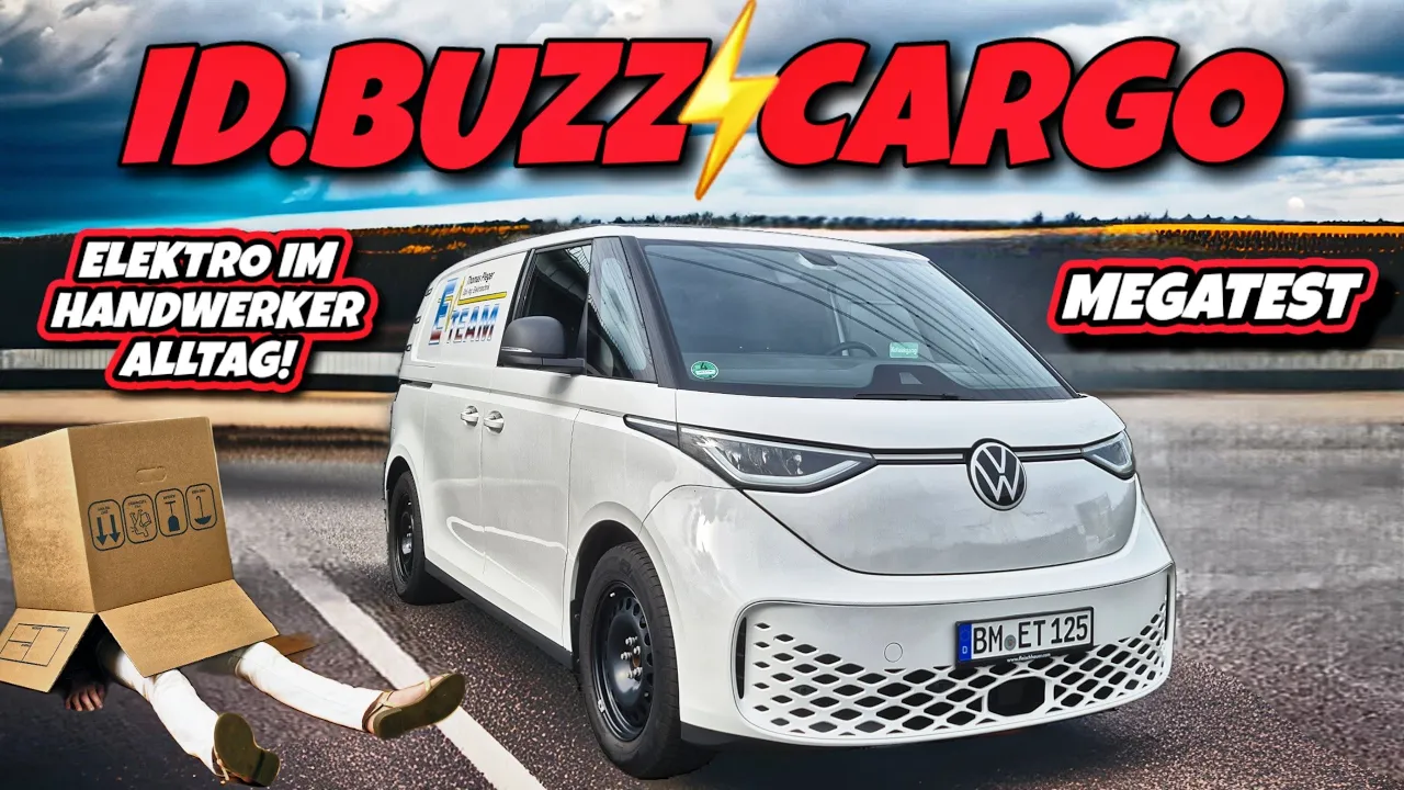 Elektroauto im Handwerker Alltag! VW ID.BUZZ Cargo Megatest  Erfahrungsbericht