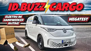 Elektroauto im Handwerker Alltag! VW ID.BUZZ Cargo Megatest  Erfahrungsbericht