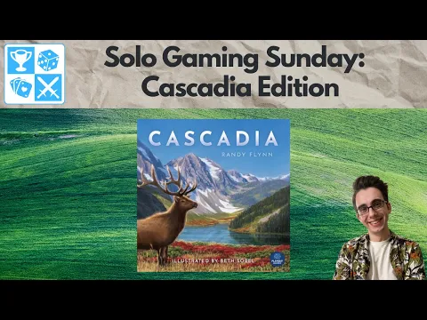 A peaceful puzzle! Cascadia [Solo Gaming Sunday]