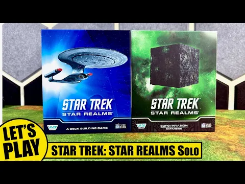 STAR TREK: STAR REALMS BORG INVASION Solo Playthrough | Wise Wizard Games