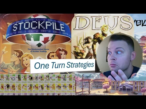 One Turn Strategies | Stockpile, Dog Park, Deus Board Game