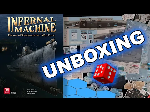 Infernal Machine: Dawn of Submarine Warfare UNBOXING PREVIEW | SOLITAIRE WARGAME BOARD GAME