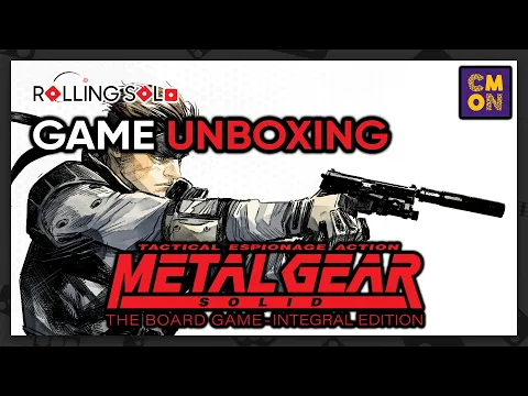 Metal Gear Solid: The Board Game | Game Unboxing