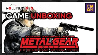 Metal Gear Solid: The Board Game | Game Unboxing
