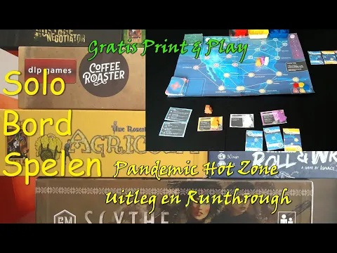 Pandemic: Hot Zone - North America gratis solo spelen: Uitleg en Runthrough
