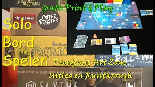 Pandemic: Hot Zone - North America gratis solo spelen: Uitleg en Runthrough