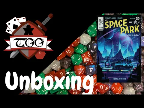 Space Park Board Game Unboxing