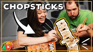 JENGA with CHOPSTICKS - Impossible?? | PTG Ep. 23
