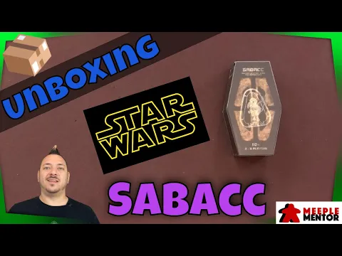 Unboxing Star Wars card game: Sabacc (Galaxy's Edge)