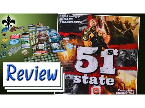 51st State Master Set Review engl. Version Portal Games Neuheit 2016 GER