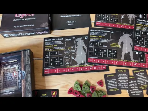 LEGENDS 1, 2nd Edition - A Bag of Dungeon character expansion for any game - out now