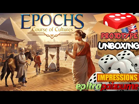 Epochs Course of Cultures - Prototype Unboxing & Impressions (EN) by Epitrapaizoume