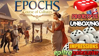 Epochs Course of Cultures - Prototype Unboxing & Impressions (EN) by Epitrapaizoume