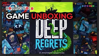 Deep Regrets + Lamentable Tentacles | Game Unboxing