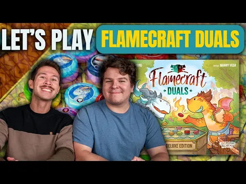 Flamecraft Duals | 2-Player Cozy Delight | Board Game Playthrough