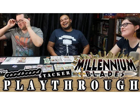 Millennium Blades PLAYTHROUGH - Presented by The Cardboard Stacker