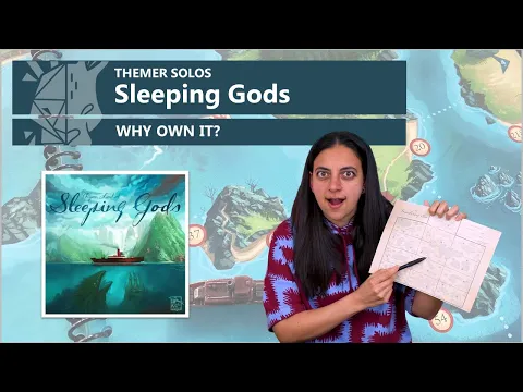 Themer Solos | Sleeping Gods Solo Board Game Review | Maggie's Adrift in Narrative