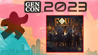 Four Horsemen - Cooperative Deck Upgrading Game | Board Game Rundown Gen Con Demo