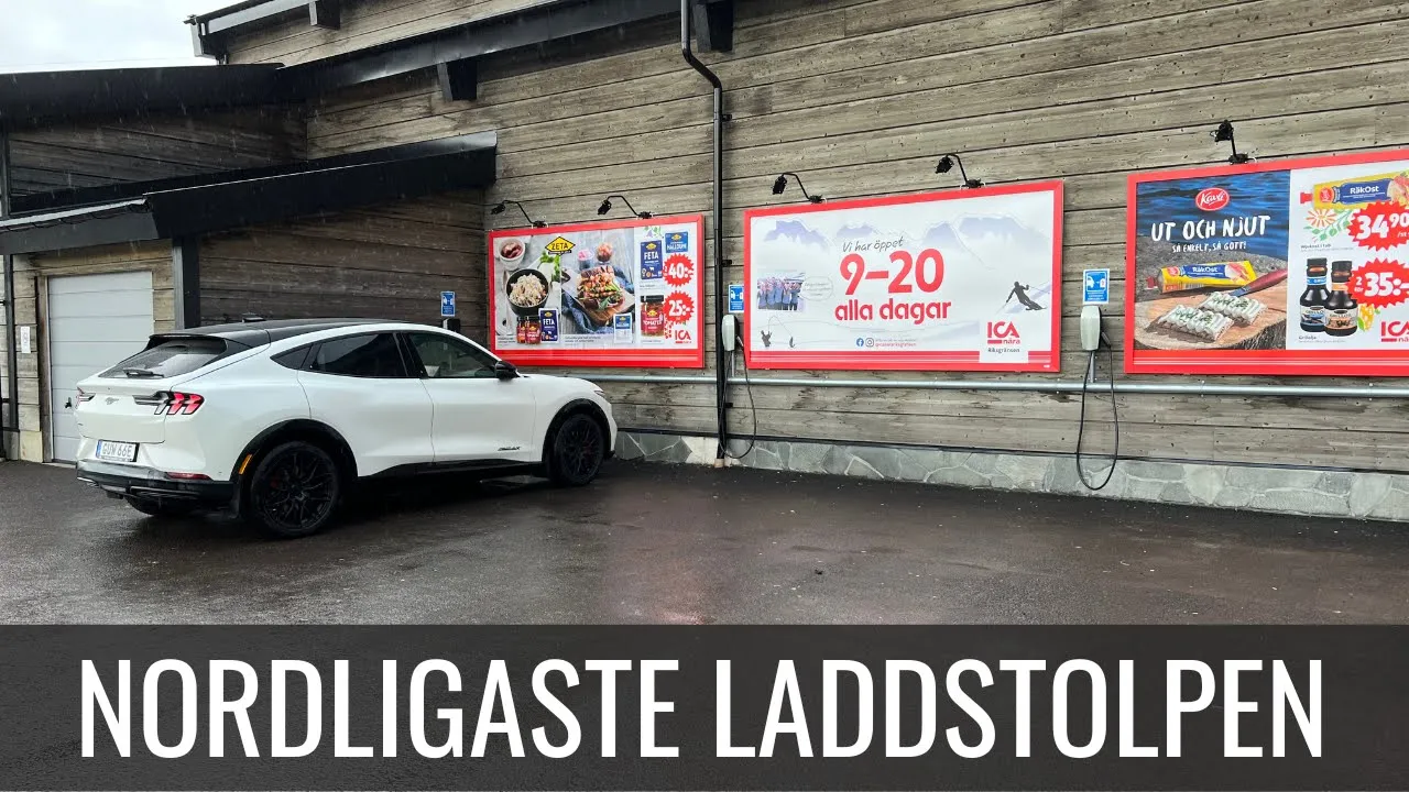 Besöker Sveriges snabbaste och nordligaste (publika) laddstolpar | Elbilsmagasinet