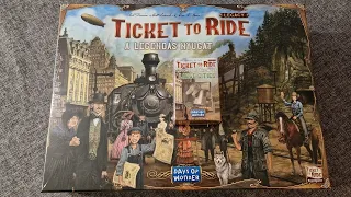 Ticket to Ride Legacy – A legendás nyugat (unboxing)