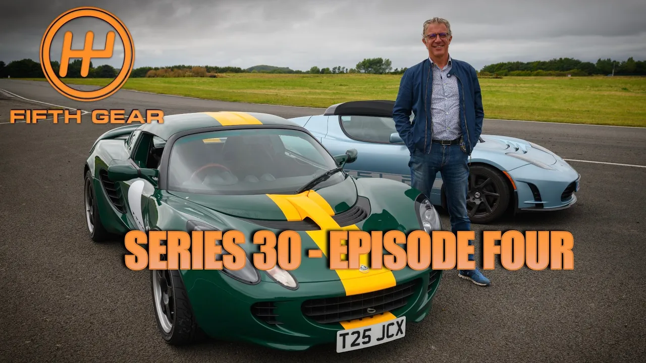 Tesla Roadster (2008) v Lotus Elise (2008) Series 30 - Episode Four FULL Episode | Fifth Gear