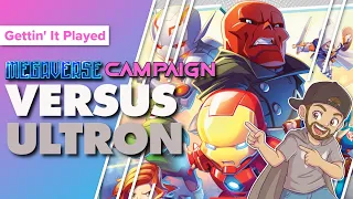 Marvel United Megaverse Campaign Gameplay vs. Ultron | Avengers Game #1