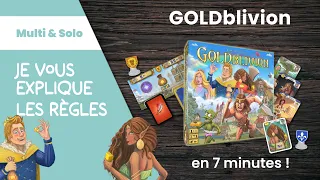 Je vous explique les règles du jeu GOLDBLIVION  en moins de 7 minutes!