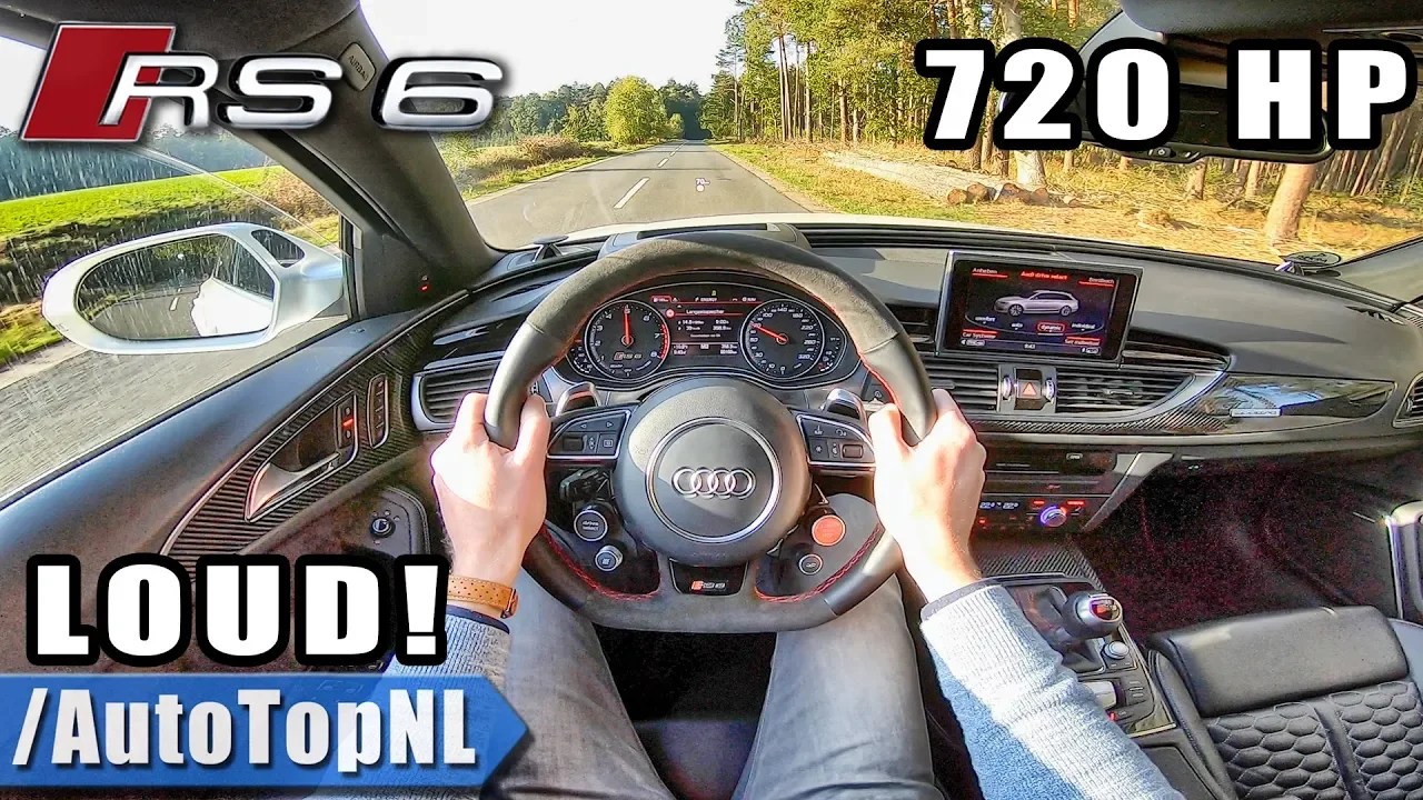 720HP Audi RS6 Avant C7 Elmerhaus INSANELY LOUD! POV Test Drive by AutoTopNL