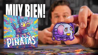 Push Your Luck in Piñatas Board Game Review