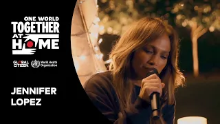 J Lo performs &quot;People&quot; | One World: Together at Home