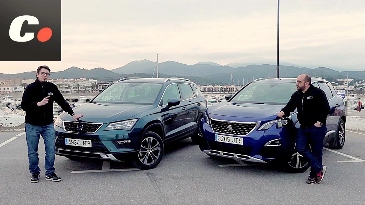 Peugeot 3008 vs Seat Ateca SUV | Comparativa | Prueba / Test / Review en español | coches.net
