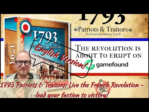1793 Patriots & Traitors: Live the French Revolution - lead your faction to victory! ENGLISH VERSION