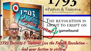 1793 Patriots & Traitors: Live the French Revolution - lead your faction to victory! ENGLISH VERSION