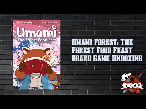 Umami Forest: Food Feast Board Game Unboxing | Adorable Animal Chefs & Tasty Tile-Laying Fun!