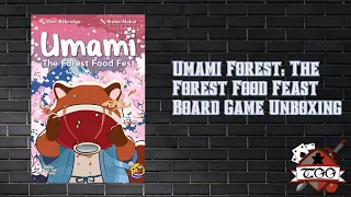 Umami Forest: Food Feast Board Game Unboxing | Adorable Animal Chefs & Tasty Tile-Laying Fun!