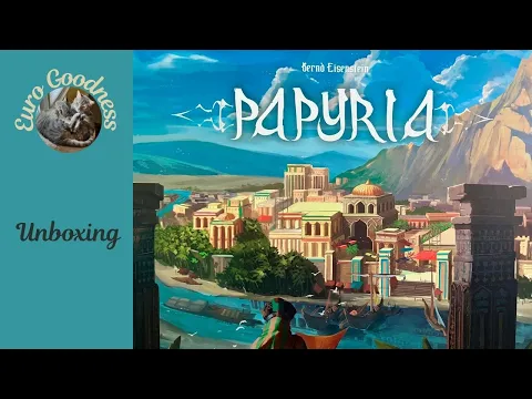 Papyria Board Game Unboxing