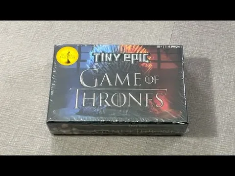 TDG: Tiny Epic Game of Thrones + Expansions unboxing with Ray