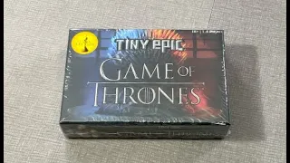 TDG: Tiny Epic Game of Thrones + Expansions unboxing with Ray