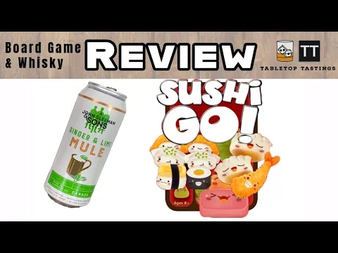 Sushi Go and John Sleeman and Sons Ginger Mule - Sip & Play - Board Game Whisky Pairing