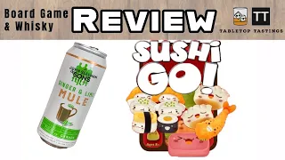Sushi Go and John Sleeman and Sons Ginger Mule - Sip & Play - Board Game Whisky Pairing