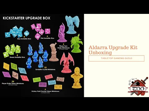 Aldarra Upgrade Kit Board Game Unboxing