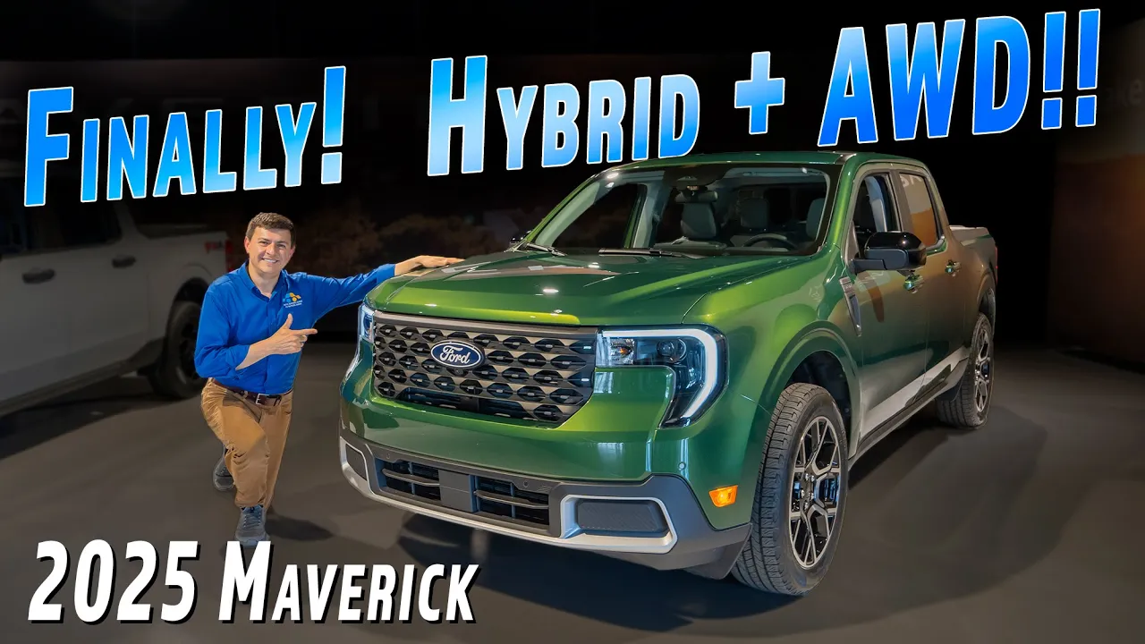 America's Most Efficient Truck FINALLY Gets AWD! | 2025 Ford Maverick Hybrid AWD