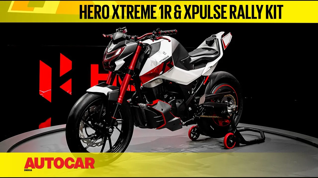 Hero Xtreme 1.R Concept & Xpulse 200 Rally Kit Walkaround & First Look | EICMA 2019 | Autocar India