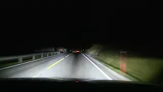 Adaptive headlights on new e-Golf demo (2nd test)