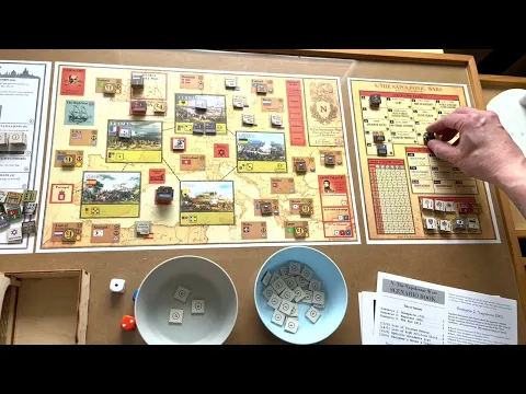 N: The Napoleonic Wars. Introduction, setup and first turn