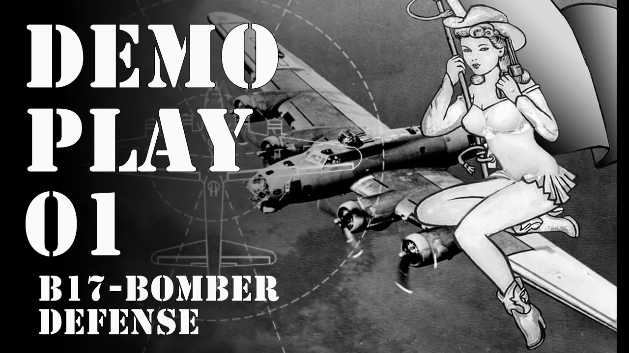 B17 Bomber Defense; An action Solo dice & card game