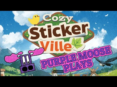 Purple Moose Plays...Cozy Stickerville - review copy