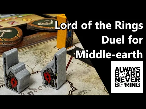 The Lord of the Rings: Duel for Middle-earth Review | A Game Based on 7 Wonders Duel (Reupload)